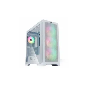 Caja e-ATX Abysm Danube Mura BX300 ARGB con Ventiladores Blancos