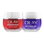 Pack Olay: Crema Día SPF30 y Noche Retinol24 50ml