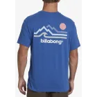 Camiseta estampada Billabong RANGE en azul claro