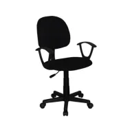 Silla Negra MITSAI Estocolmo para Oficina con Malla