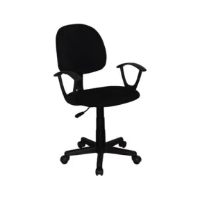 Silla Negra MITSAI Estocolmo para Oficina con Malla