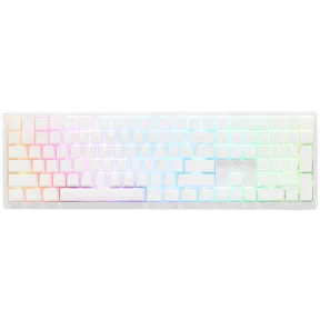 Teclado Ducky Zero 6108 RGB Tri-Mode MX2A-Red 100% Blanco