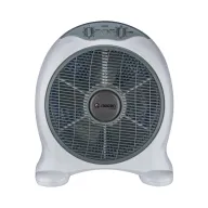 Ventilador New Box 12" 50W 3 Velocidades Blanco y Gris