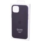 Funda de Silicona Negra con MagSafe para iPhone 15 Plus