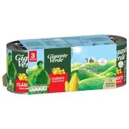 Maíz Dulce Clásico en Lata Gigante Verde Tripack 100% Natural