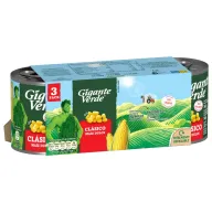 Maíz Dulce Clásico en Lata Gigante Verde Tripack 100% Natural