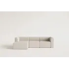 Sofá chaise longue modular izquierdo 3 piezas Fogler