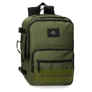 Mochila de Cabina Pepe Jeans Aris Evergreen, Caqui 31x44x20 cm