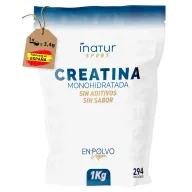 Creatina Monohidratada 1kg - 100% Pura, Vegana y Sin Sabor