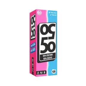 Juego de Mesa de Trivia: ATM Gaming 50 50 para Adultos y Familias