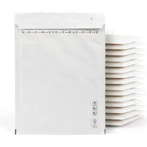 Sobres Acolchados Blancos para Envíos de Paquetes M-office