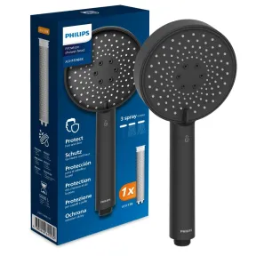 Filtro de ducha Philips Water negro - elimina cloro y 3 chorros
