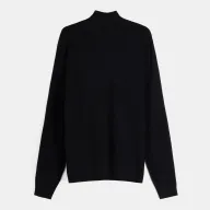 Jersey negro elegante y cómodo