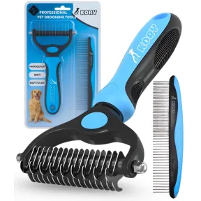 Cepillo y Peine para Perros y Gatos de Pelo Largo y Corto