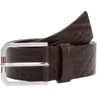Cinturón de piel Tommy Jeans Austin 80cm