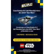 Taller gratuito de LEGO Mandalorian: Caza Estelar N-1 para niños