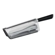 Cuchillo Santoku 16,5 cm con funda y sistema de bloqueo