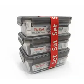 Set de recipientes herméticos Tefal Mseal 3 x 1,0 L