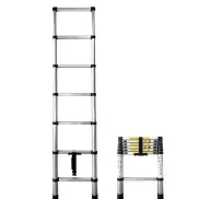Escalera Plegable Extensible de Acero Galvanizado EN131