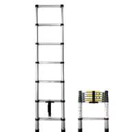 Escalera Plegable Extensible de Acero Galvanizado EN131