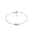 Pulsera de cadena fina en acero inoxidable para mujer Fossil