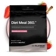 Batido Sustituto de Comidas de Fresas con Nata 2 Kg