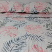 Colcha Bouti Flores Primavera-Verano con Fundas para Cama