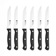 Cuchillos Chuleteros MASTERPRO Maestro de Acero Inoxidable - Set 6