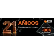 50€ para los primeros 2000 en Aniversario de PcComponentes