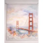 Estor Decorativo Translúcido Skyline Golden Gate San Francisco