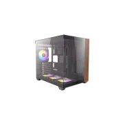 Caja ATX Antec CX800 Wood - RGB, Cristal Templado, USB-C