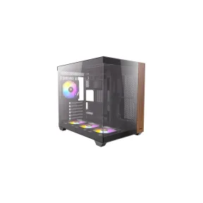 Caja ATX Antec CX800 Wood - RGB, Cristal Templado, USB-C