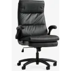 KASTBJERG silla negra de oficina en polipiel