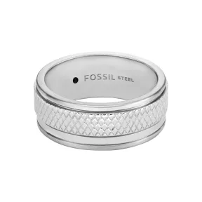 Anillos de acero inoxidable para hombre Fossil