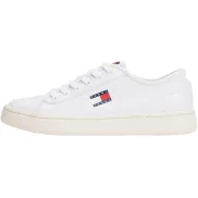 Zapatillas ligeras de piel Tommy Jeans Court para mujer