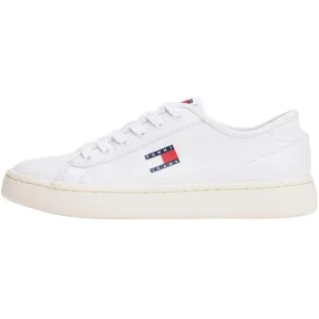 Zapatillas ligeras de piel Tommy Jeans Court para mujer
