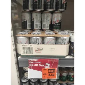 San Miguel Lata 33 cl 2x1€