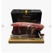 Tabla y cuchillo con mini jamón de 0.90kg - 1.00kg