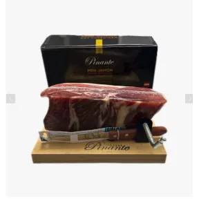Tabla y cuchillo con mini jamón de 0.90kg - 1.00kg