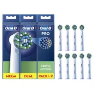 Cabezales de recambio Oral-B Pro CrossAction, pack de 9 unidades