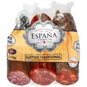 Lomo Embuchado, Chorizo Extra y Salchichón 900g