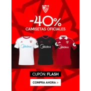 Descuento del 40% en camisetas oficiales del Sevilla FC