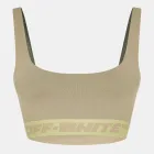 Bra Athleisure para Mujer - Verde y Blanco Off White