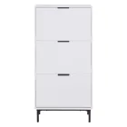 Zapatero blanco WAVES 131x60x25 cm