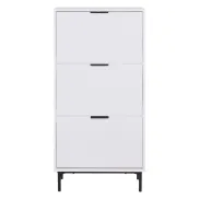 Zapatero blanco WAVES 131x60x25 cm