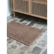 Alfombrilla ALMVIK arena oscuro 50x80 para baño