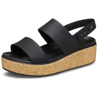 Sandalia Mujer Brooklyn Cork Low Wedge de Crocs