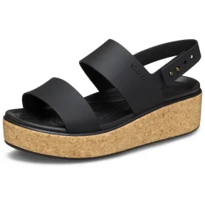 Sandalia Mujer Brooklyn Cork Low Wedge de Crocs