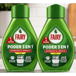 Fairy Spray Recambio Limón Antigrasa 500ml para Cocina