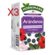 Infusión 100% Natural de Arándanos y Hibisco | Hornimans 20 bolsitas